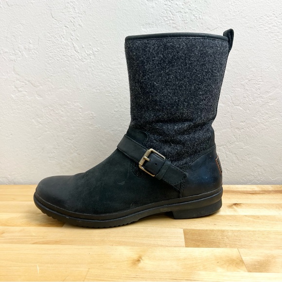 UGG Shoes - UGG Robbie Waterproof Leather Motorcycle Boots Women's US Size 7